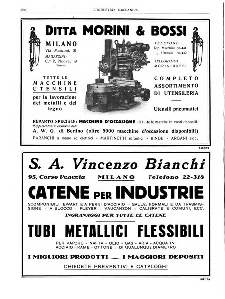 L'industria meccanica rivista quindicinale