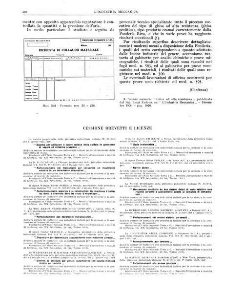 L'industria meccanica rivista quindicinale