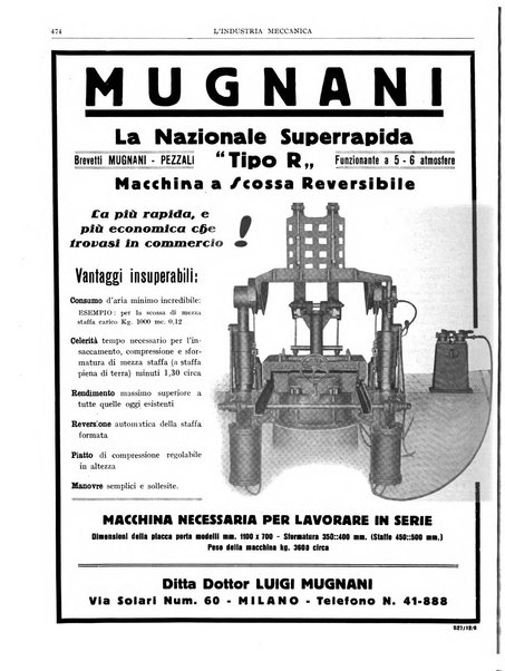 L'industria meccanica rivista quindicinale