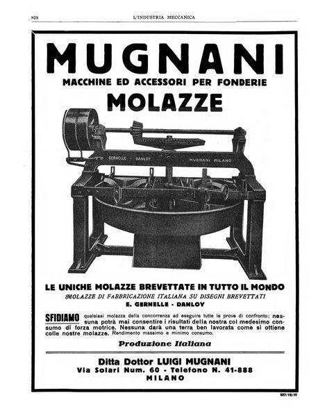 L'industria meccanica rivista quindicinale