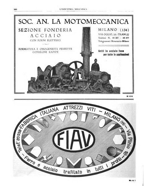 L'industria meccanica rivista quindicinale