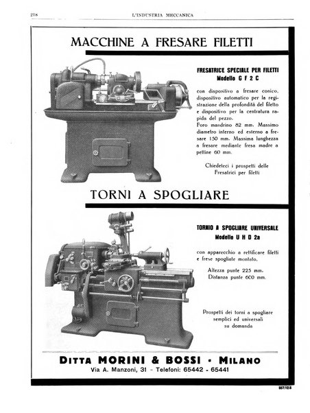 L'industria meccanica rivista quindicinale