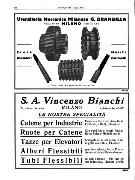 L'industria meccanica rivista quindicinale