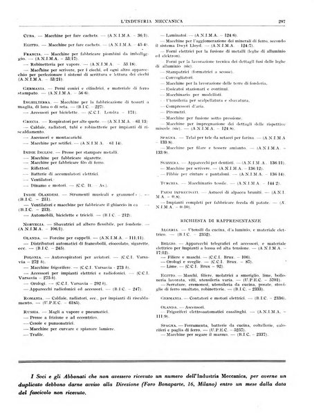 L'industria meccanica rivista quindicinale