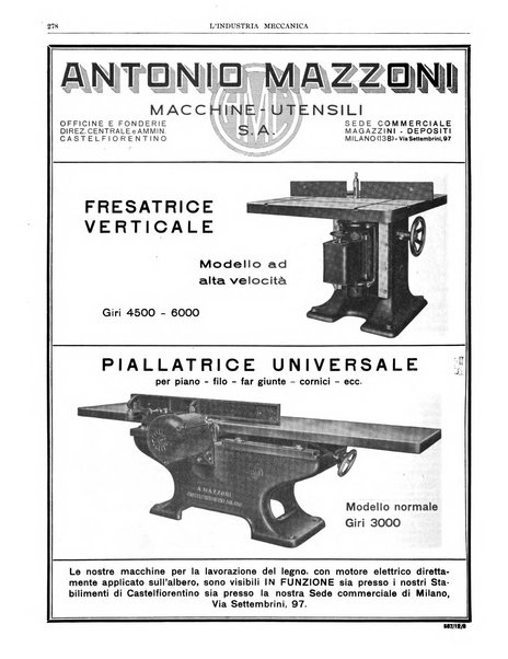 L'industria meccanica rivista quindicinale