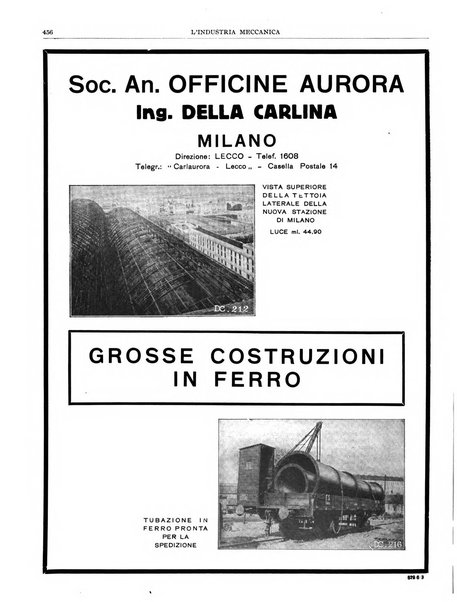 L'industria meccanica rivista quindicinale