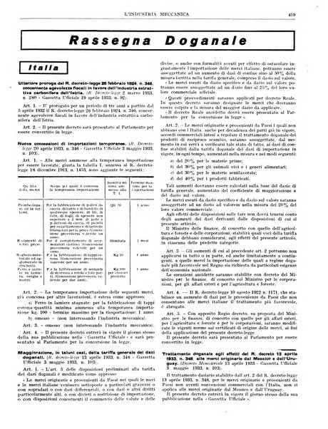 L'industria meccanica rivista quindicinale