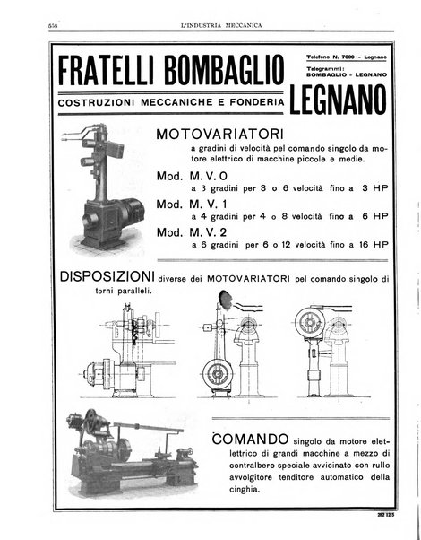 L'industria meccanica rivista quindicinale