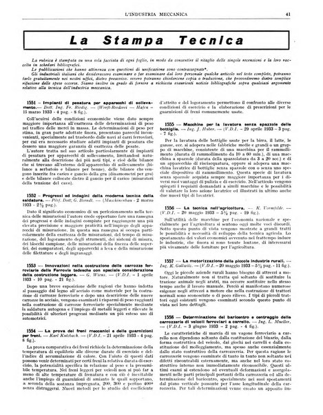 L'industria meccanica rivista quindicinale