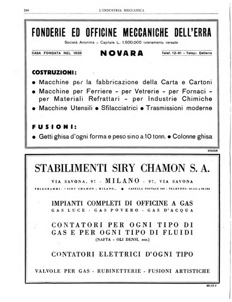 L'industria meccanica rivista quindicinale