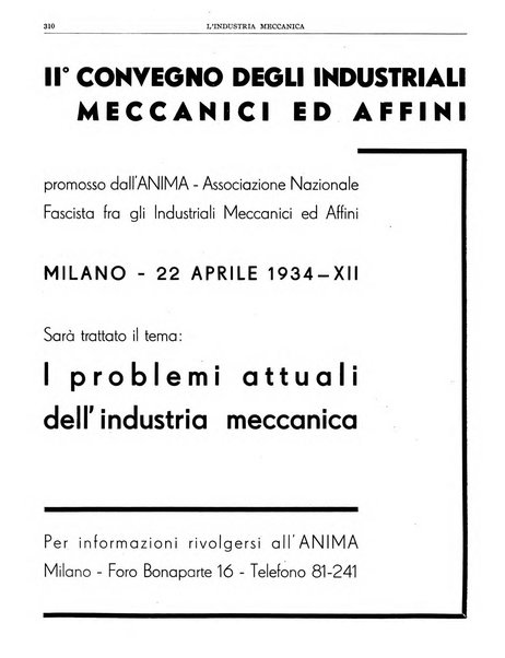 L'industria meccanica rivista quindicinale