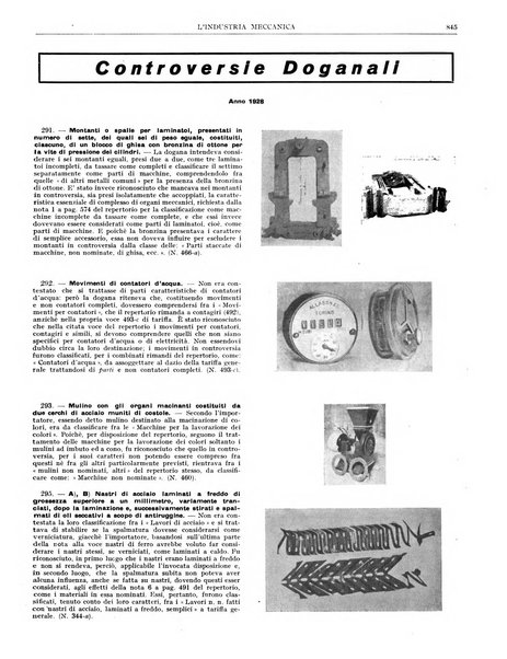 L'industria meccanica rivista quindicinale