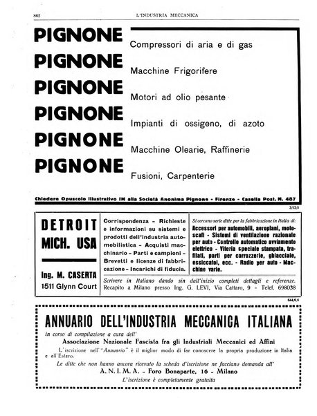 L'industria meccanica rivista quindicinale