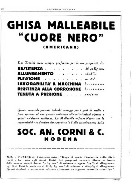 L'industria meccanica rivista quindicinale