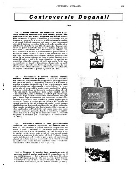 L'industria meccanica rivista quindicinale