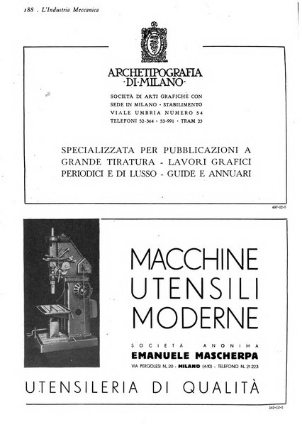 L'industria meccanica rivista quindicinale