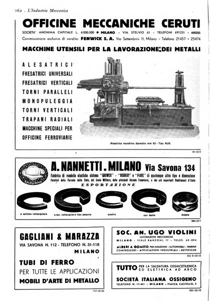 L'industria meccanica rivista quindicinale