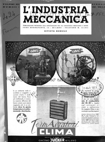 L'industria meccanica rivista quindicinale