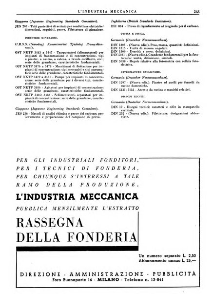 L'industria meccanica rivista quindicinale