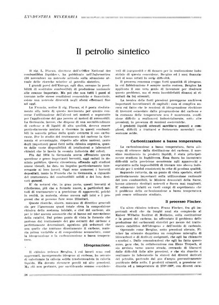 L'industria mineraria bollettino mensile della Federazione nazionale fascista dell'industria mineraria