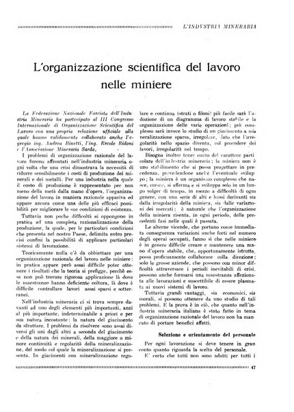 L'industria mineraria bollettino mensile della Federazione nazionale fascista dell'industria mineraria