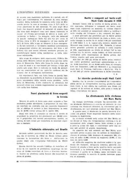 L'industria mineraria bollettino mensile della Federazione nazionale fascista dell'industria mineraria