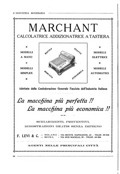 L'industria mineraria bollettino mensile della Federazione nazionale fascista dell'industria mineraria