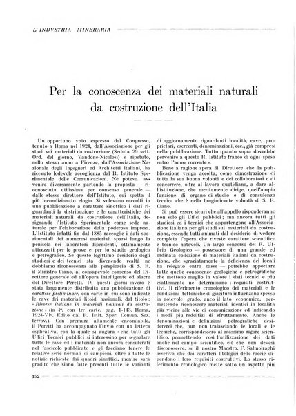 L'industria mineraria bollettino mensile della Federazione nazionale fascista dell'industria mineraria