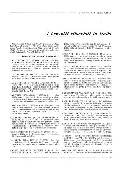 L'industria mineraria bollettino mensile della Federazione nazionale fascista dell'industria mineraria