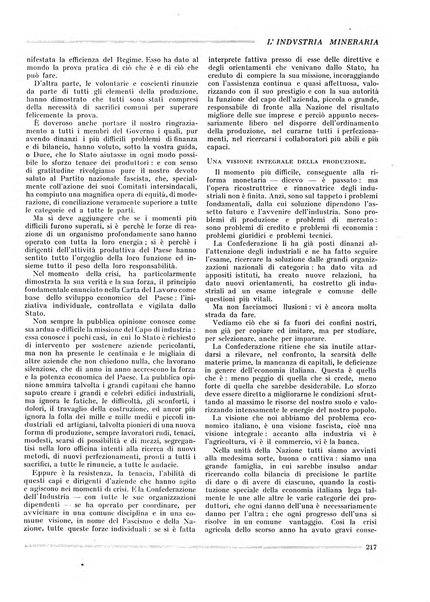 L'industria mineraria bollettino mensile della Federazione nazionale fascista dell'industria mineraria