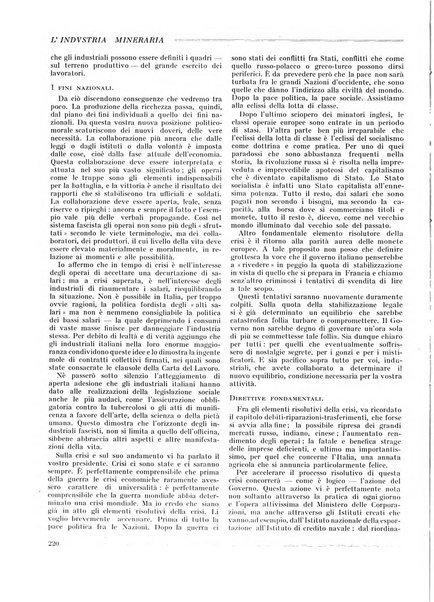 L'industria mineraria bollettino mensile della Federazione nazionale fascista dell'industria mineraria