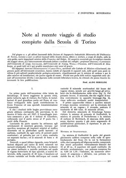 L'industria mineraria bollettino mensile della Federazione nazionale fascista dell'industria mineraria