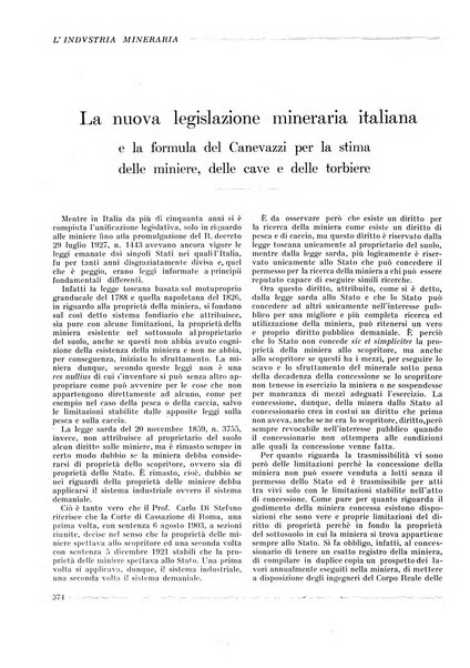 L'industria mineraria bollettino mensile della Federazione nazionale fascista dell'industria mineraria