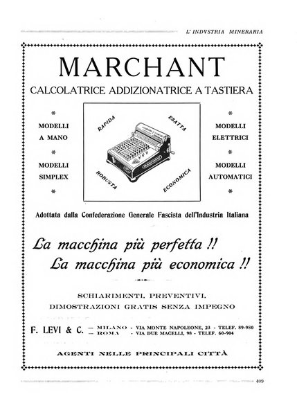 L'industria mineraria bollettino mensile della Federazione nazionale fascista dell'industria mineraria