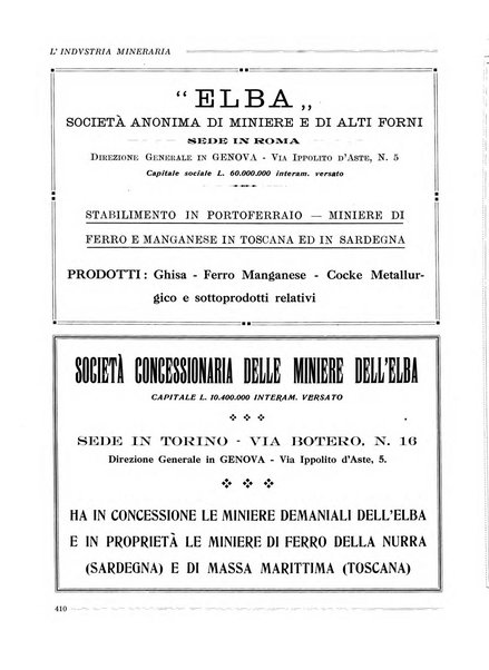 L'industria mineraria bollettino mensile della Federazione nazionale fascista dell'industria mineraria