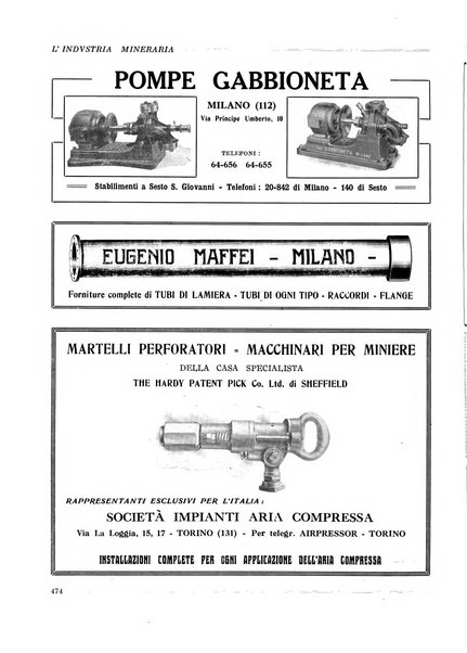 L'industria mineraria bollettino mensile della Federazione nazionale fascista dell'industria mineraria