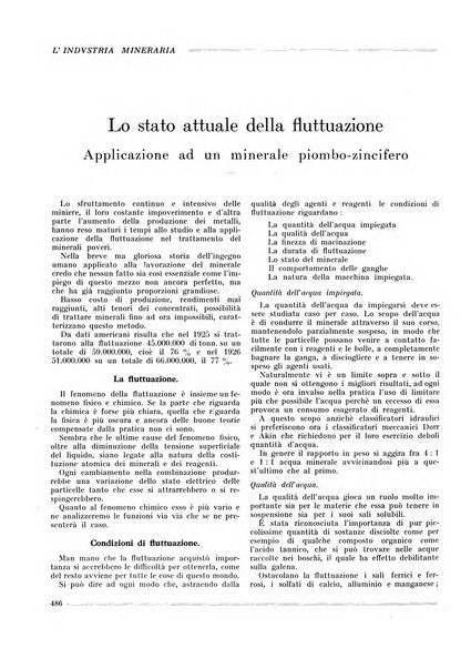 L'industria mineraria bollettino mensile della Federazione nazionale fascista dell'industria mineraria