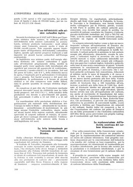 L'industria mineraria bollettino mensile della Federazione nazionale fascista dell'industria mineraria