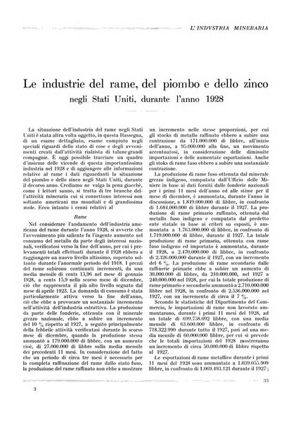 L'industria mineraria bollettino mensile della Federazione nazionale fascista dell'industria mineraria