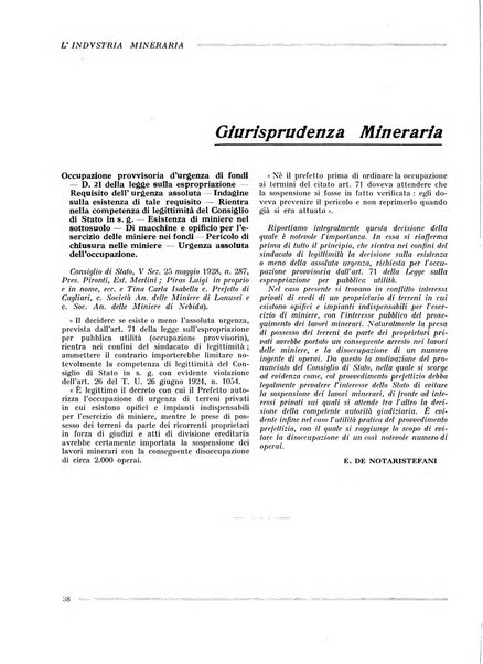 L'industria mineraria bollettino mensile della Federazione nazionale fascista dell'industria mineraria