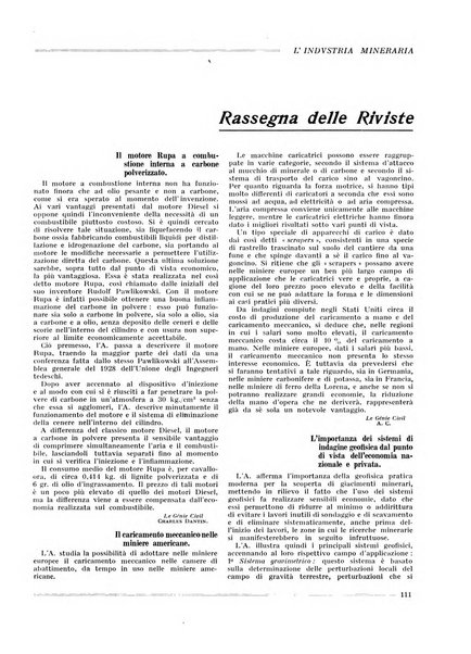 L'industria mineraria bollettino mensile della Federazione nazionale fascista dell'industria mineraria