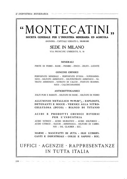 L'industria mineraria bollettino mensile della Federazione nazionale fascista dell'industria mineraria