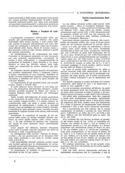 L'industria mineraria bollettino mensile della Federazione nazionale fascista dell'industria mineraria