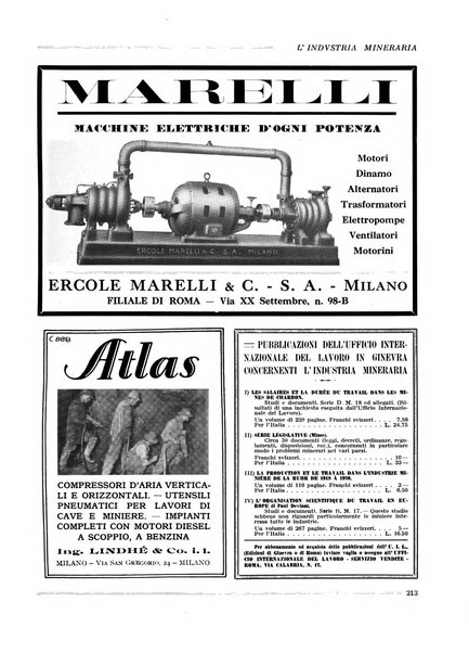 L'industria mineraria bollettino mensile della Federazione nazionale fascista dell'industria mineraria