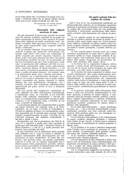 L'industria mineraria bollettino mensile della Federazione nazionale fascista dell'industria mineraria