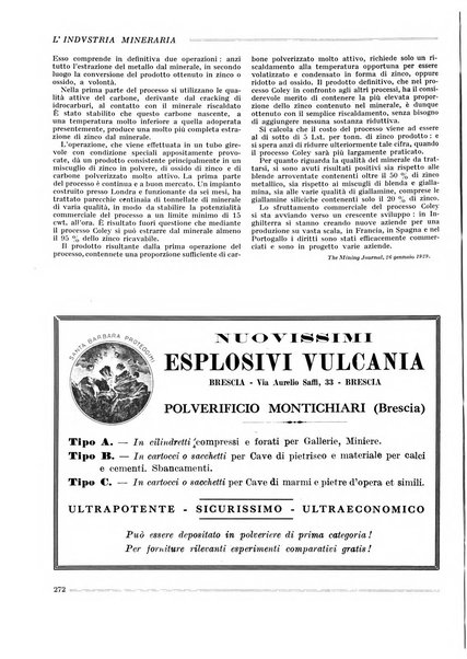 L'industria mineraria bollettino mensile della Federazione nazionale fascista dell'industria mineraria