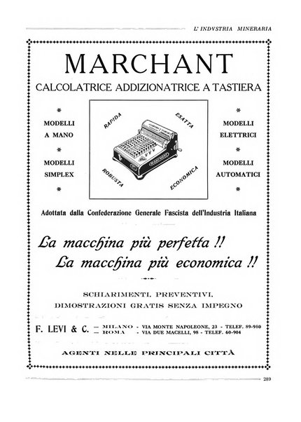 L'industria mineraria bollettino mensile della Federazione nazionale fascista dell'industria mineraria