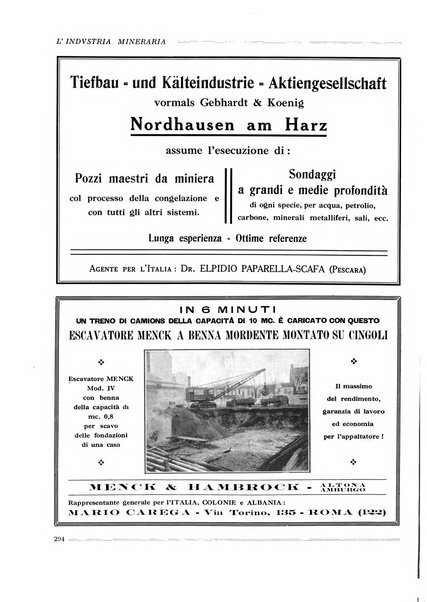 L'industria mineraria bollettino mensile della Federazione nazionale fascista dell'industria mineraria