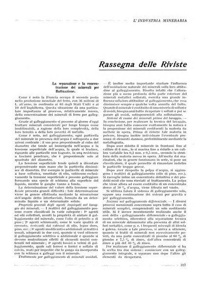 L'industria mineraria bollettino mensile della Federazione nazionale fascista dell'industria mineraria