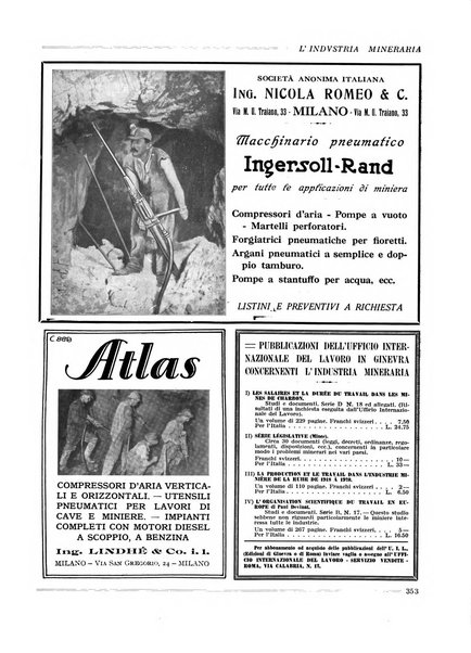 L'industria mineraria bollettino mensile della Federazione nazionale fascista dell'industria mineraria